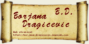 Borjana Dragičević vizit kartica